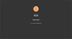 Desktop Screenshot of live.euroleague.net