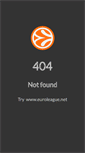 Mobile Screenshot of live.euroleague.net